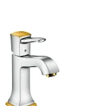 Hansgrohe Metropol Classic egykaros mosdócsaptelep 110 automata lefolyó-garnitúra nélkül, króm/arany hatású 31301 090 (31301090)Hansgrohe Akciós ár