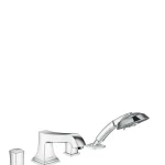 Gyors szállítás Hansgrohe Metropol Classic 4-lyukú peremre szerelhető kádcsaptelep króm 31315 000 (31315000)Hansgrohe
