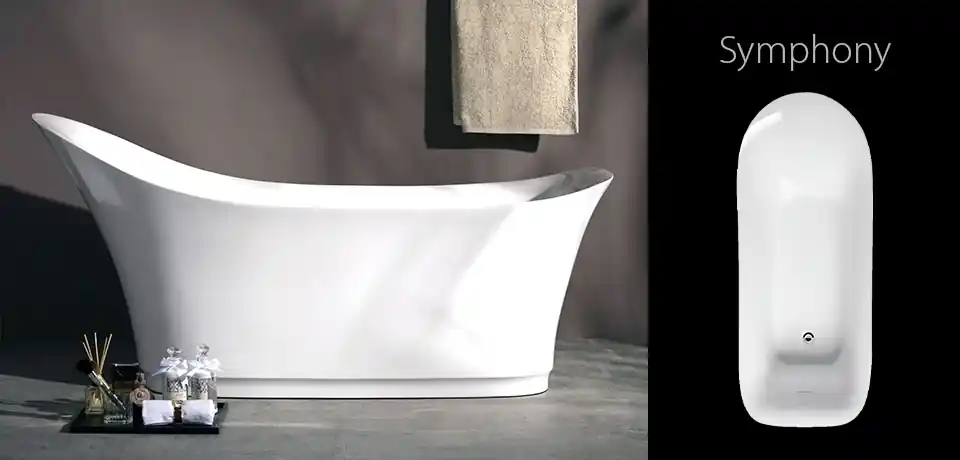 Wellis Symphony 180x79x87cm szabadonálló kád WK00120Wellis Gyors kiszállítás