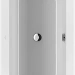 Végkiárusítás Villeroy & Boch Loop & Friends, Duo, 180x80 cm fürdőkád ovális belső formával, kerekített peremmel UBA180LFO7V-01Villeroy & Boch