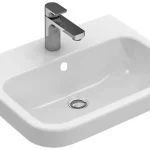Biztonságos fizetés Villeroy & Boch Architectura 55x47 cm mosdó, túlfolyó nélkül CeramicPlus bevonattal 4188 56 R1 (418856R1)Villeroy & Boch