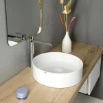 Expressz szállítás Sapho ICON CIRCLE Ø 40 cm pultra szerelhető mosdó (31140101) RM040Sapho