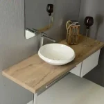 Azonnali szállítás Sapho MINIMAL Ø 45 cm pultra szerelhető mosdó MN045Sapho