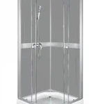 Kerra CLASSIC íves zuhanykabin szürke hátfallal, több méretben, Méret: 80x80 cmKerra Vedd meg online