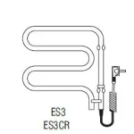 RADECO ES3CR ELEKTROMOS CSŐRADIÁTOR 520X450 mm, krómRadeco Olcsóbb
