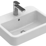 Expressz kézbesítés Villeroy & Boch Architectura 55x43 cm beépíthető mosdó, CeramicPlus felülettel 4193 55 R1 (419355R1)Villeroy & Boch