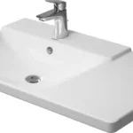 Duravit P3 Comforts 85x49,5 cm bútorral aláépíthető aszimmetrikus mosdó 2333850000Duravit Kedvezményes ár