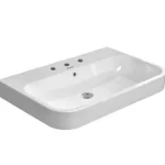 Szuper akció Duravit Happy D.2 65x50,5 cm bútorral aláépíthető mosdó három csaplyukkal 2318650030Duravit