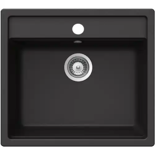 Outlet GranMaster Magma 1B gránit mosogatótálca, metálfekete (SLM_G10T)Granmaster