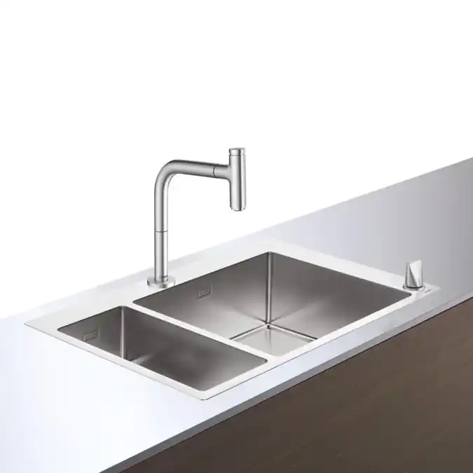 Hansgrohe C71-F655-09 mosogató-csaptelep kombináció 180x450; 43206800Hansgrohe Szezonális akció