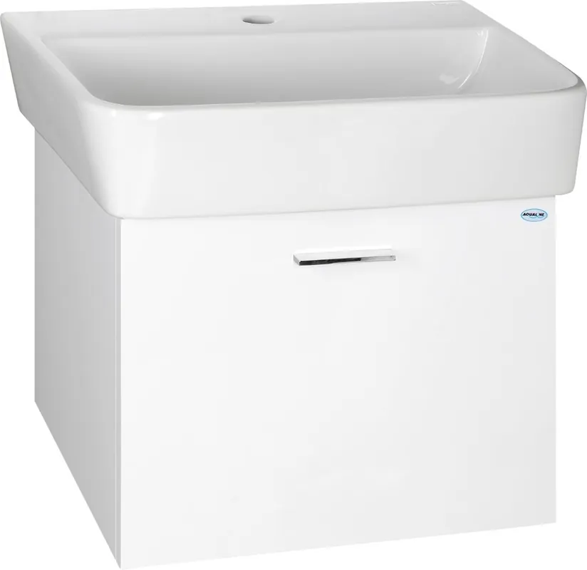 Outlet Aqualine ZOJA mosdótartó szekrény mosdó nélkül fiókos 46,5x44x35,6 cm, fehér 56376Aqualine