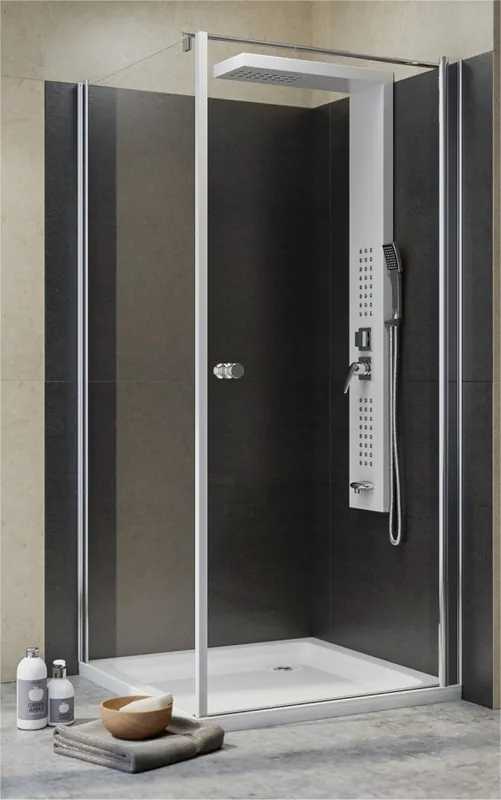 Sanimix 80x80x190 zuhanykabin víztiszta üveggel tálca nélkül 22.261-80Sanimix Vásárlói kedvenc