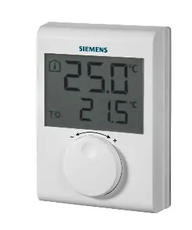 Siemens RDH100 elemes szobatermosztát LCD-kijelzővelSiemens Szuper akció