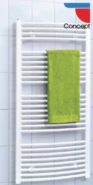 Ajánlat CONCEPT törölközőszárító radiátor, íves, 750x1040mm (CON_KDO227501040)Concept