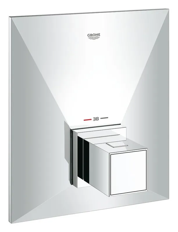 Vásárlói kedvenc Grohe Allure Brilliant falba épített központi termosztát 19887 000 (19887000)Grohe