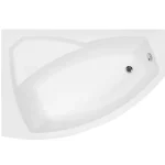 Gyors szállítás Besco RIMA 150x95 cm balos aszimmetrikus kád, fehér WAR-150-NLBesco