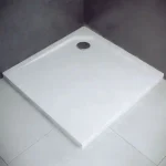 Kedvezményes ár Besco Acro 80x80 cm-es szögletes, öntött márvány zuhanytálcaBesco