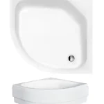 Biztonságos fizetés Besco Diper II 80x80 cm-es magasított negyedköríves zuhanytálcaBesco