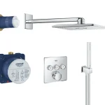 Legjobb ár Grohe Grohtherm Smartcontrol Falsík alatti termosztástos zuhanyrendszer 34706000Grohe