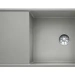 Prémium Blanco AXIA III XL 6 S Silgranit mosogató dugókiemelővel gyöngyszürke 523513Blanco