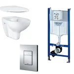 Grohe Rapid SL Projekt falsík alatti wc tartály komplett szett SZP-GR14 (38840000, 38732000, 39427000, 39492000)Grohe Alacsony ár
