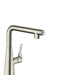 Gyors kiszállítás Hansgrohe Metris 260 konyhai csaptelep, szálcsiszolt felület 14847800Hansgrohe