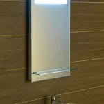 AQUALINE 50x80cm LED tükör világítással, üveg polccal, billenő kapcsolóval (ATH52)Aqualine Gyors kiszállítás