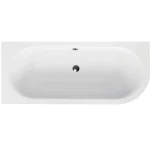Kiárusítás Besco AVITA 150x75 cm balos aszimmetrikus kád, fehér WAV-150-NLBesco