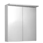 Gyors szállítás Sapho AQUALINE KAWA 60x70cm tükrösszekrény LED világítással, fehér WGL60Aqualine
