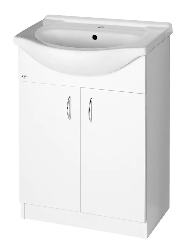 Szezonális akció AQUALINE SIMPLEX ECO 65 mosdótartó szekrény HF065 mosdóval 63x83,5x30,7cm (SIME650)Aqualine