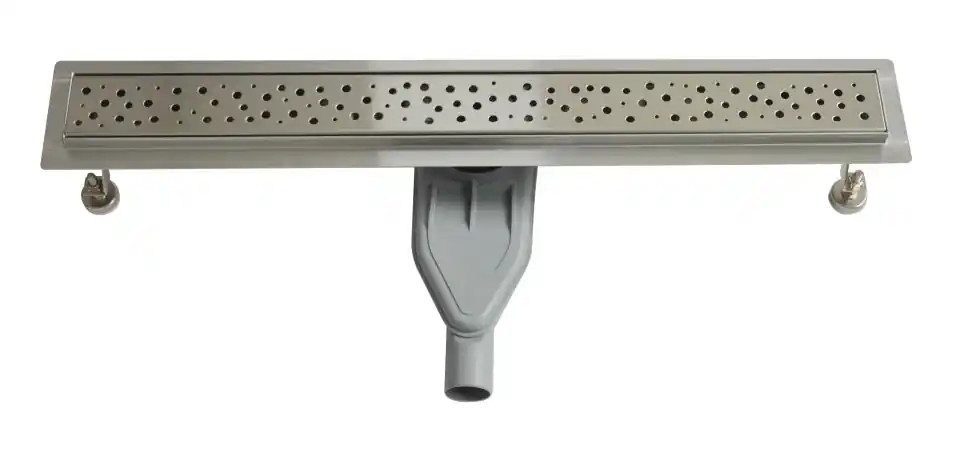 Expressz kézbesítés Wellis Dots W-Drain prémium rozsdamentes acél zuhanyfolyóka szett, 800 mm WE00091Wellis