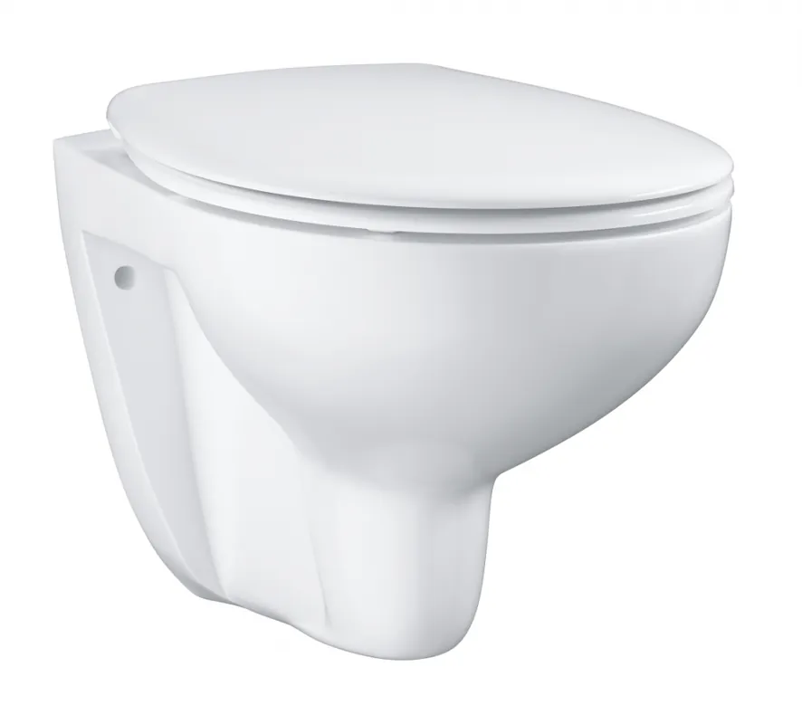 Expressz kézbesítés Grohe Bau Ceramic perem nélküli fali WC, lecsapódásmentes WC ülőkével 39351000Grohe