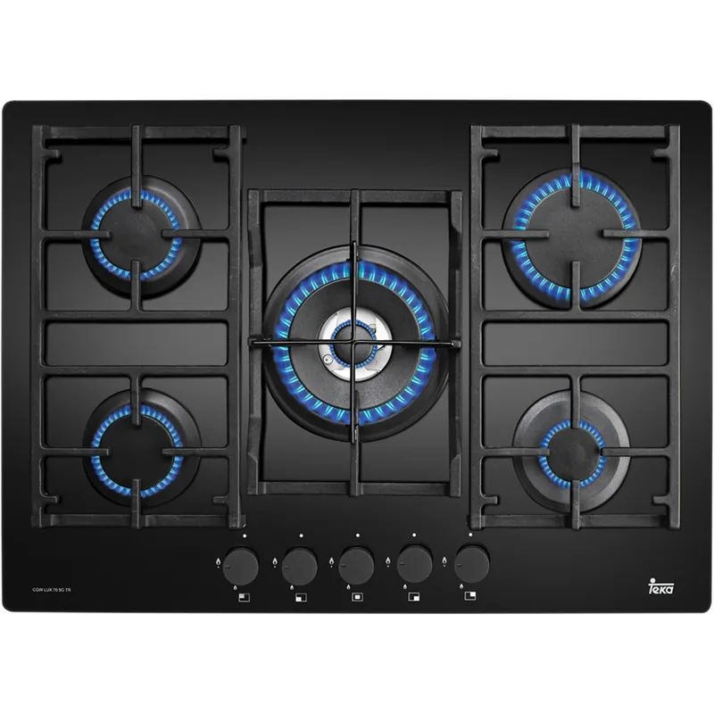 Azonnal elérhető Teka CGW Lux 70 5G AI AL TR CI fekete gázfőzőlap 40215703Teka