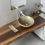 Kiárusítás Sapho FORMIGO beton mosdó, 41cm, okker (FG001)Sapho