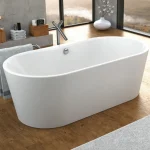 Árengedmény Kolpa-San Comodo-FS 185x90/MO White szabadon álló fürdőkád levegő masszázs rendszerrel 570360Kolpa-San