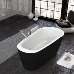 Biztonságos fizetés Kolpa-San Adonis-FS 180x80/O BLACK/WHITE szabadon álló fürdőkád 936280Kolpa-San