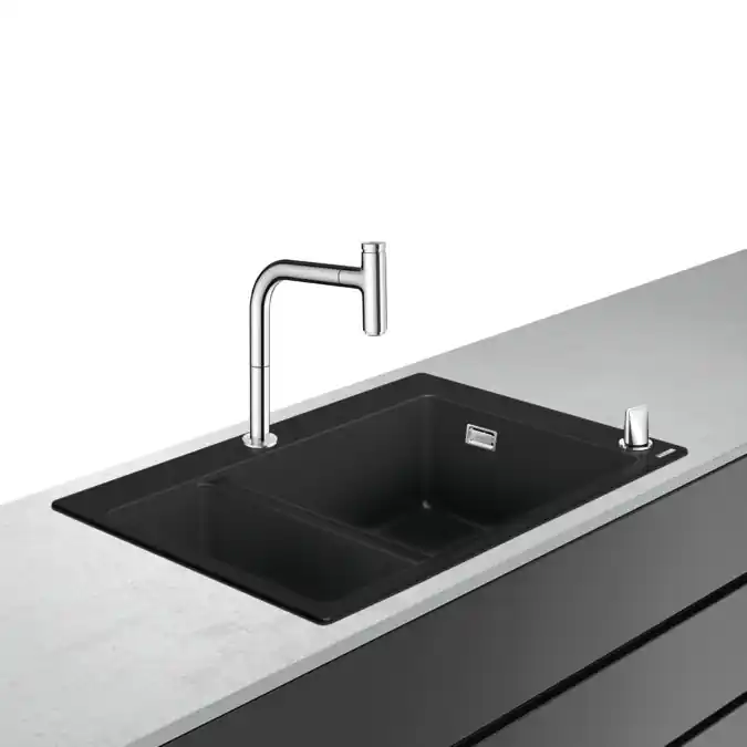 Hansgrohe C51-F635-09 mosogató és csaptelep kombináció 180/450 szett 43220000Hansgrohe Bestseller