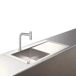 Hansgrohe C71-F450-12 mosogató és rozsdamentes acél csaptelep kombináció 450 szett 43230800Hansgrohe Árcsökkenés