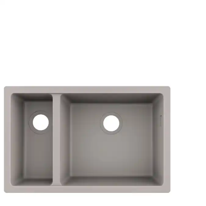 Hansgrohe S510-U635 munkalap alá rögzített mosogató 180/450, betonszürke 43433380Hansgrohe Újdonság