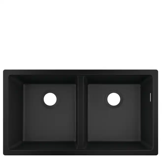 Hansgrohe S510-U770 munkalap alá rögzített mosogató 370/370, grafitfekete 43434170Hansgrohe Gyors kiszállítás