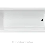 M-Acryl Sandra 150x70 cm egyenes kád kádlábbal, fehér 12389M-Acryl Akciós ár