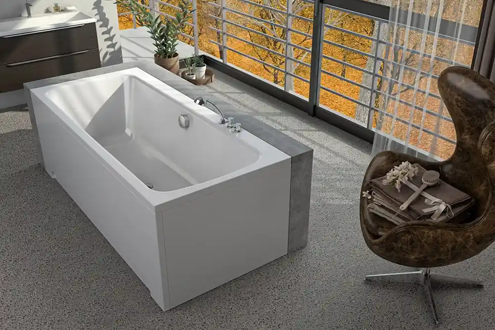 Kolpa-San Bell 180x90/MO-2+MIKRO Előlapos egyenes fürdőkád kombinált masszázs rendszerrel mikrofúvókákkal 591950Kolpa-San Utolsó esély