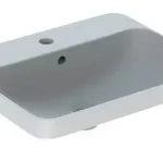 Expressz szállítás Geberit VariForm 55x45 cm beépíthető mosdó túlfolyóval 500.741.01.2Geberit