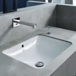 Vedd meg online Geberit VariForm 53x44 cm alulról beépíthető mosdó túlfolyóval 500.761.01.2Geberit