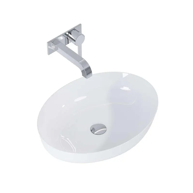 Vásárlói kedvenc AREZZO design RIKA 52x39,5 cm pultra ültethető mosdó, fehér AR-145056Arezzo Design