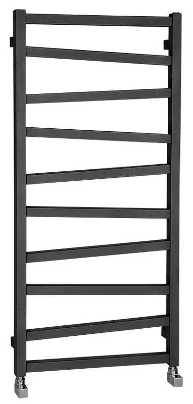 Kiárusítás Sapho ZIG 500x1096mm fürdőszobai radiátor, struktúrált antracit ZG511ASapho
