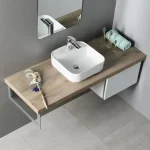 Árcsökkenés Sapho MOLVENO pultra szerelhető mosdó, 38,5x14x38,5cm AR453Sapho