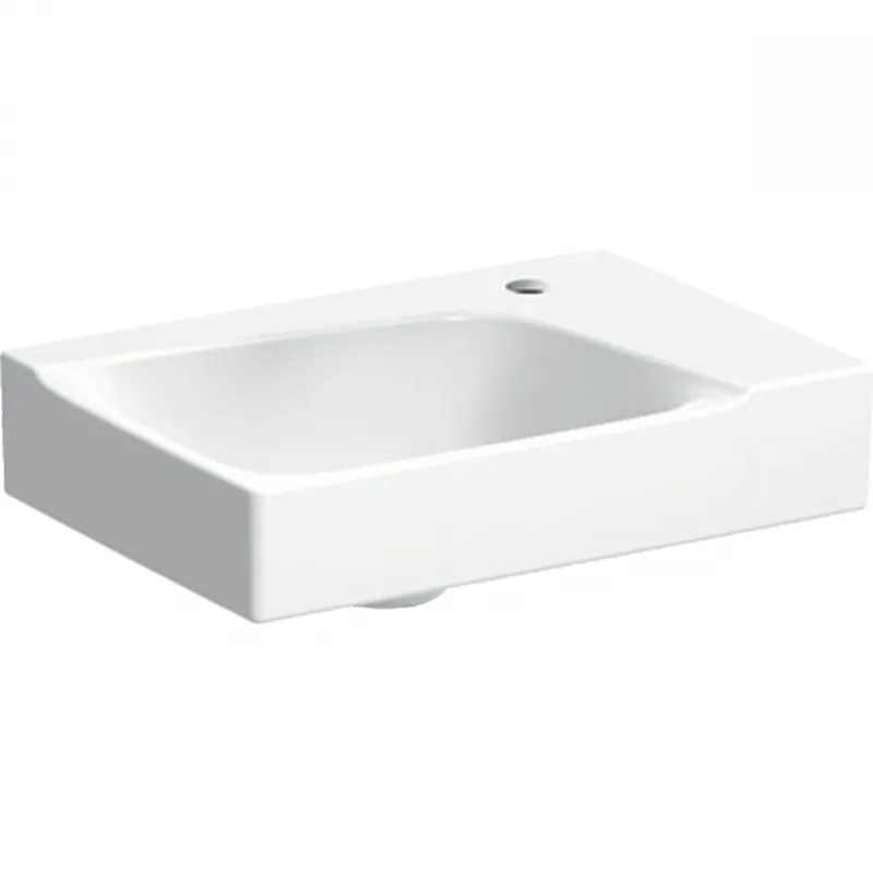Kedvezményes ár Geberit Xeno 40x28 cm KeraTect jobbos kézmosó, fehér 500.529.01.1Geberit