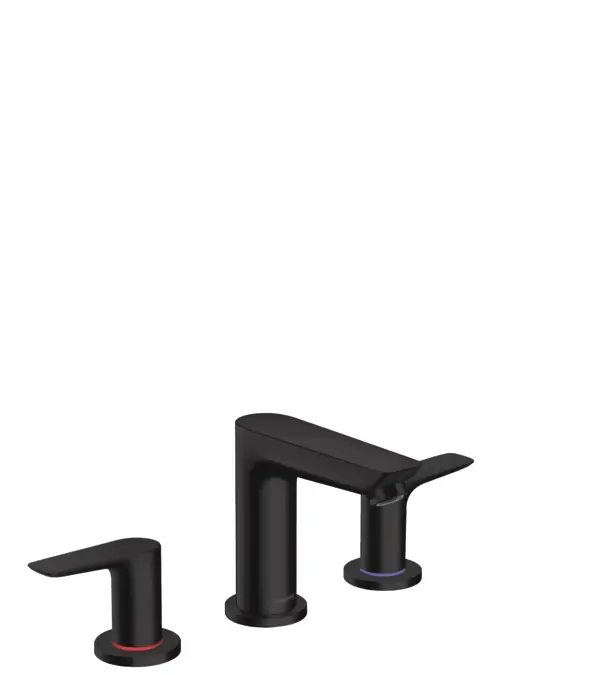Biztonságos fizetés Hansgrohe Talis E 3-lyukú mosdócsaptelep automata lefolyó-garnitúrával matt fekete 71733670Hansgrohe
