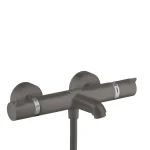 Hansgrohe Ecostat termosztátos kádcsaptelep Comfort, szálcsiszolt fekete króm 13114340Hansgrohe Ajánlat